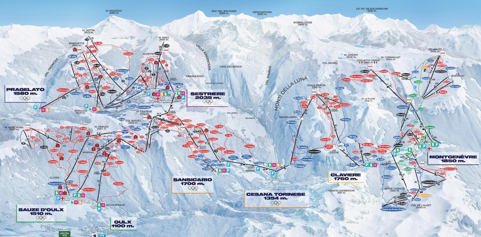 Apartament Etra Close To Piste Sauze D'Oulx Luaran gambar
